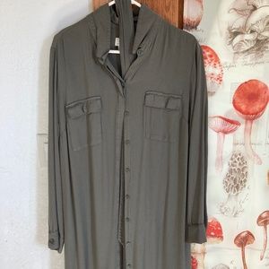 A New Day. Button up shirt dress